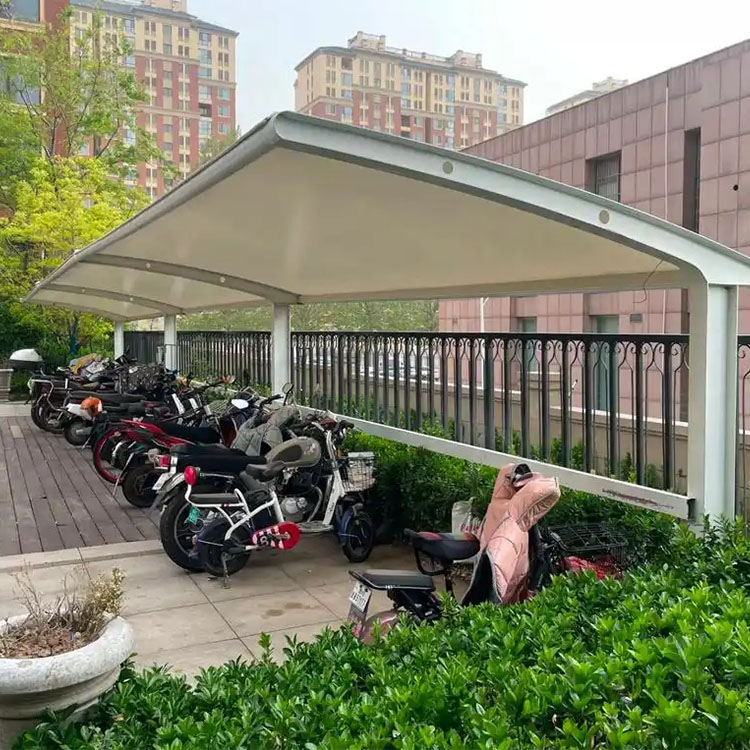 镇江膜结构电动车棚